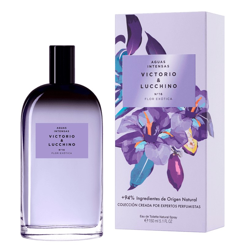 Frasco oficial do perfume *VL AGUAS INTENSAS N16 FLOR EXOTICA EDT150ML