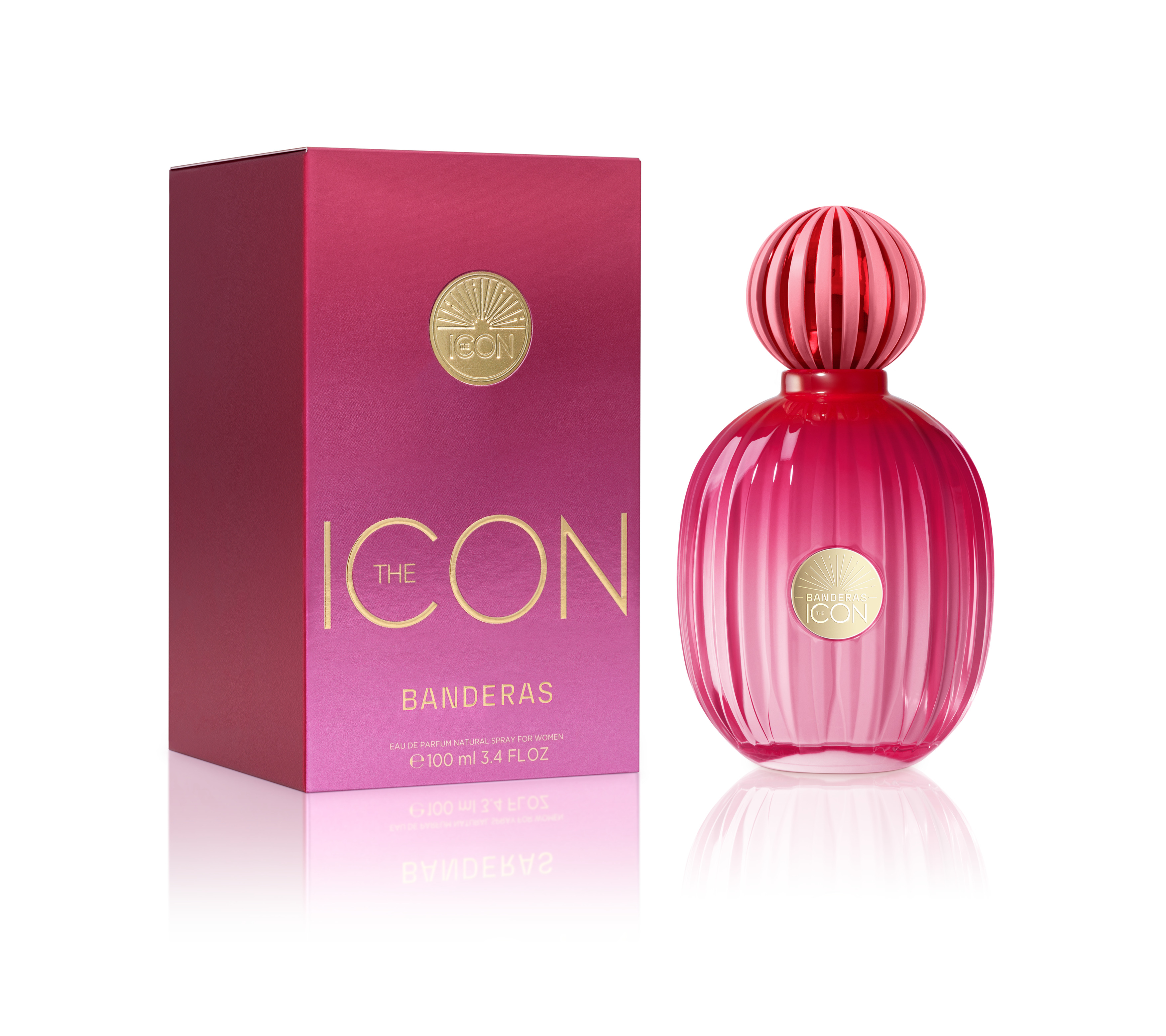 Frasco oficial do perfume *AB THE ICON FEMME EDP 100ML