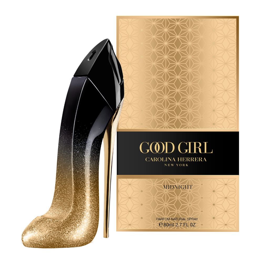 Frasco oficial do perfume CH GOOD GIRL MIDNIGHT EDP 80ML