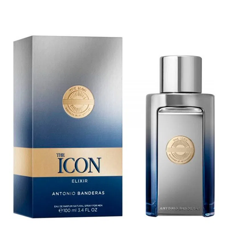Frasco oficial do perfume *AB THE ICON ELIXIR EDP 100ML