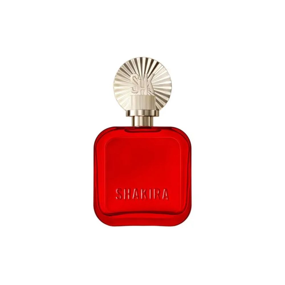 Frasco oficial do perfume SHAKIRA ROJO EDP 80ML