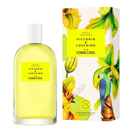 Frasco oficial do perfume VL AG FRUTAL N18 VIT CITRICA EDT150ML