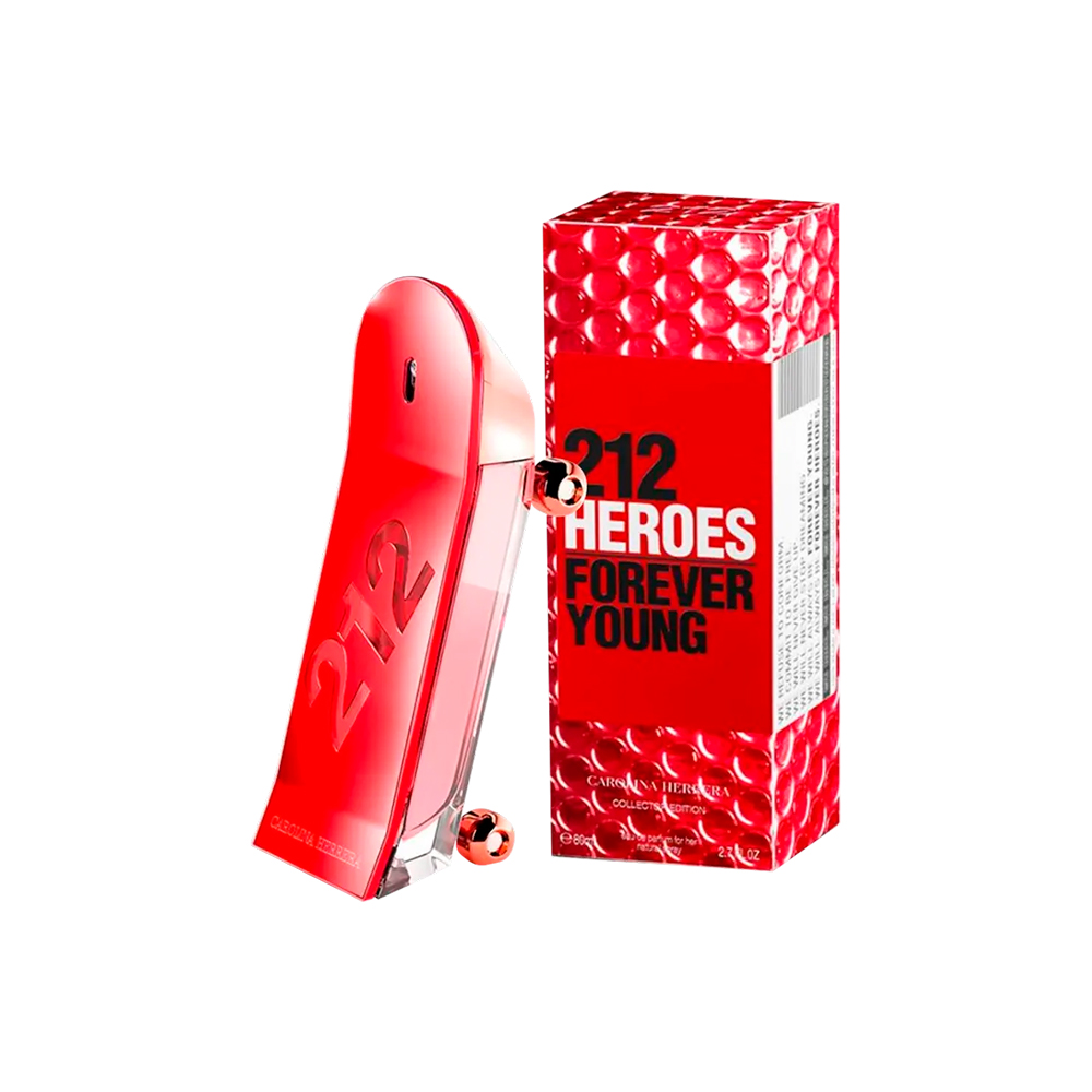 Frasco oficial do perfume *CH 212 HEROES FOR HER NY LAUNDRY EDP 80ML
