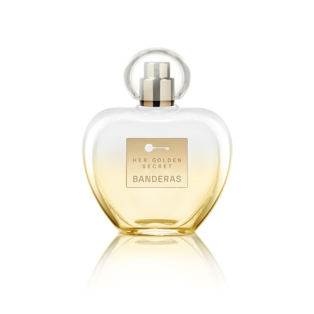 Frasco oficial do perfume AB HER GOLDEN SECRET EDT 80ML