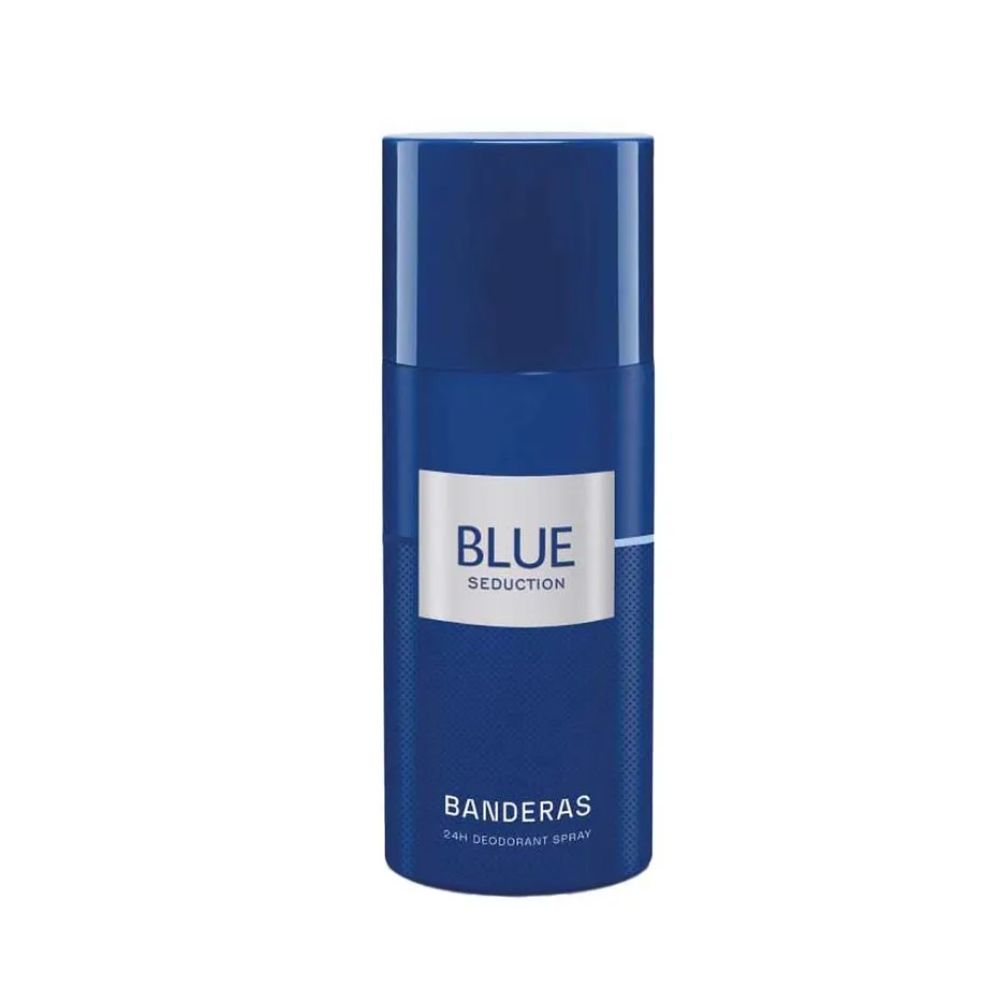 Frasco oficial do perfume AB BLUE SEDUCTION MEN DEO 150ML