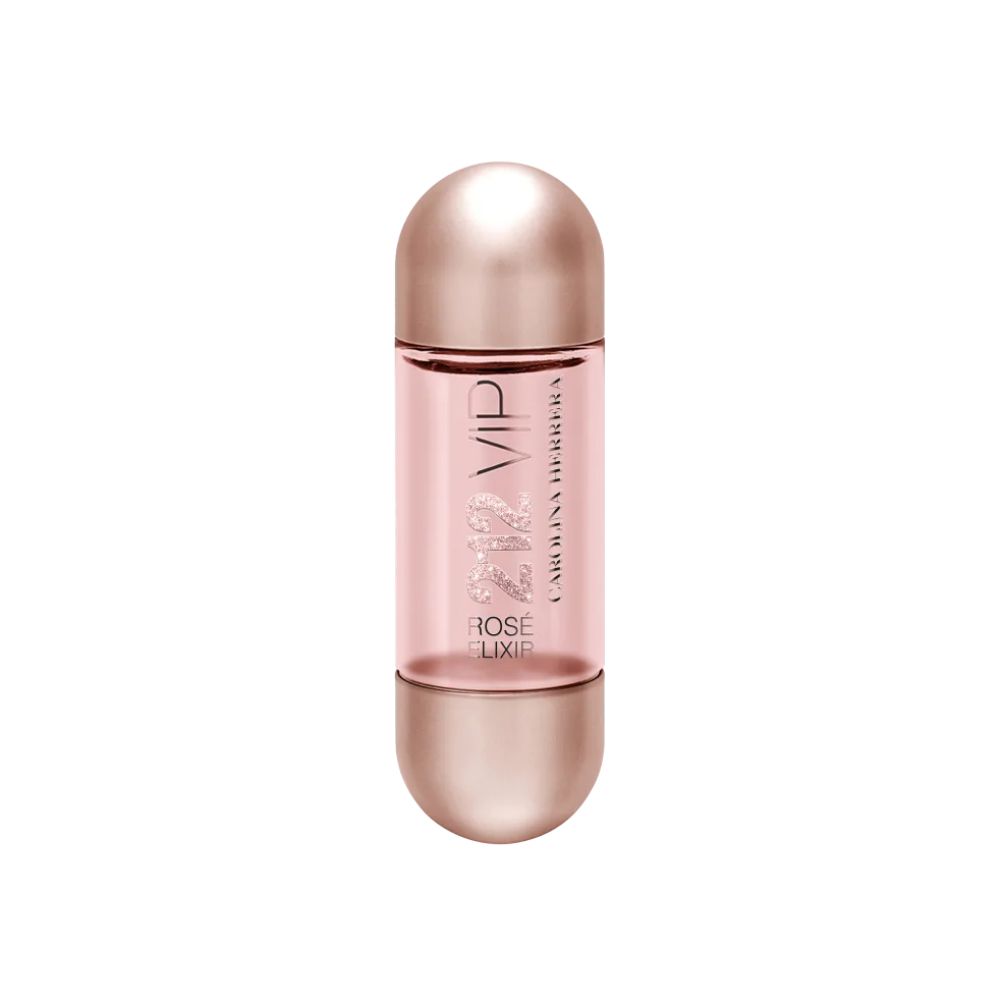 Frasco oficial do perfume CH 212 VIP ROSE ELIXIR EDP 30ML