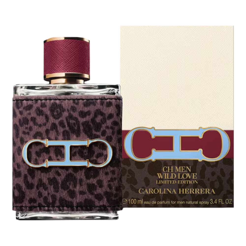 Frasco oficial do perfume CH WILD LOVE MEN EDP 100ML