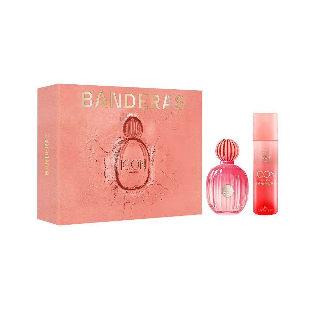 Frasco oficial do perfume COFFRET AB THE ICON SPLENDID EDP 100ML+DEO 150ML