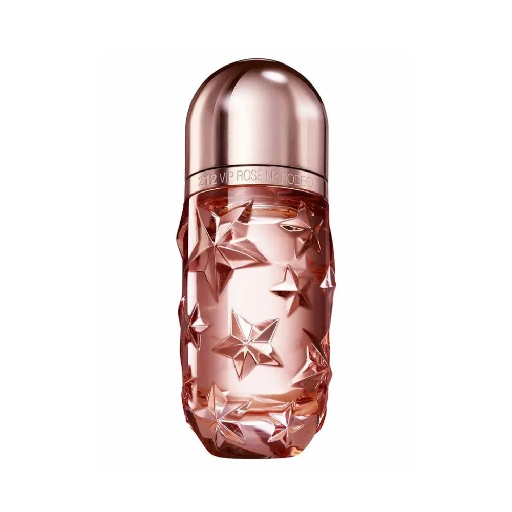 Frasco oficial do perfume CH 212 VIP ROSE NY RODEO EDP 80ML