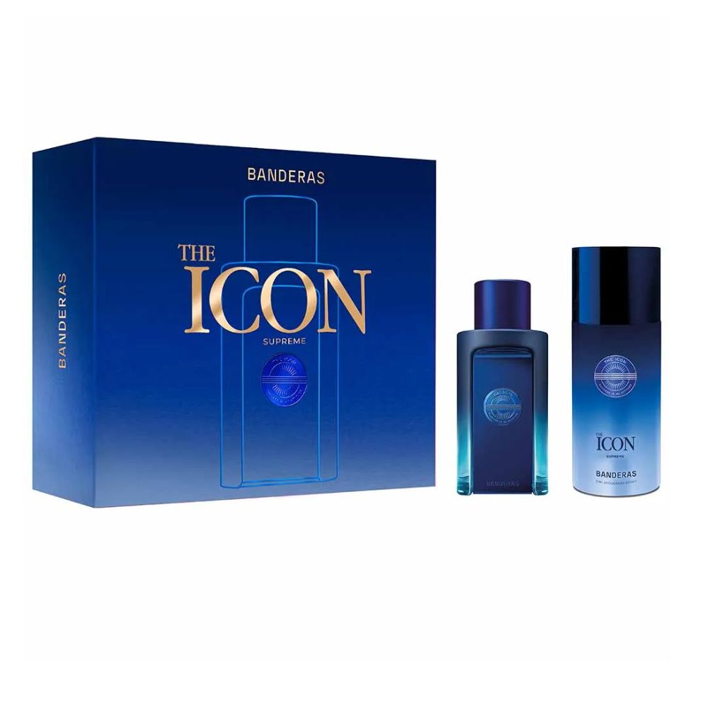 Frasco oficial do perfume COFFRET AB THE ICON SUPREME MEN EDP 100ML+DEO 150ML