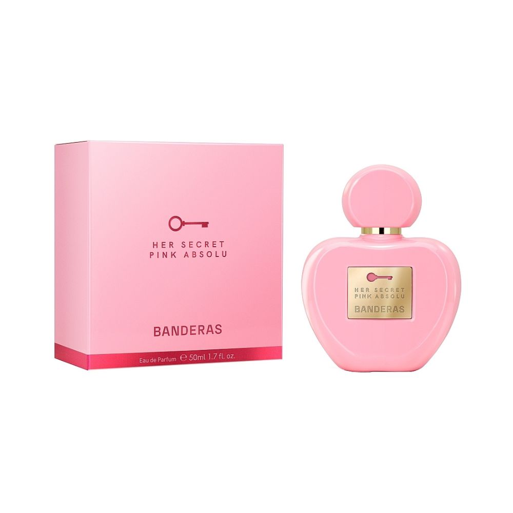 Frasco oficial do perfume AB HER SECRET PINK ABSOLU EDP 50ML