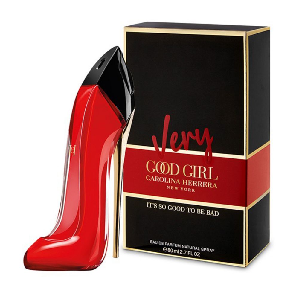 Frasco oficial do perfume CH VERY GOOD GIRL EDP 80ML