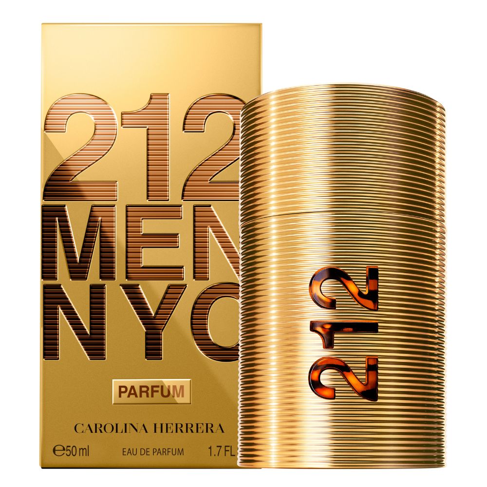 Frasco oficial do perfume CH 212 MEN PARFUM EDP 50ML