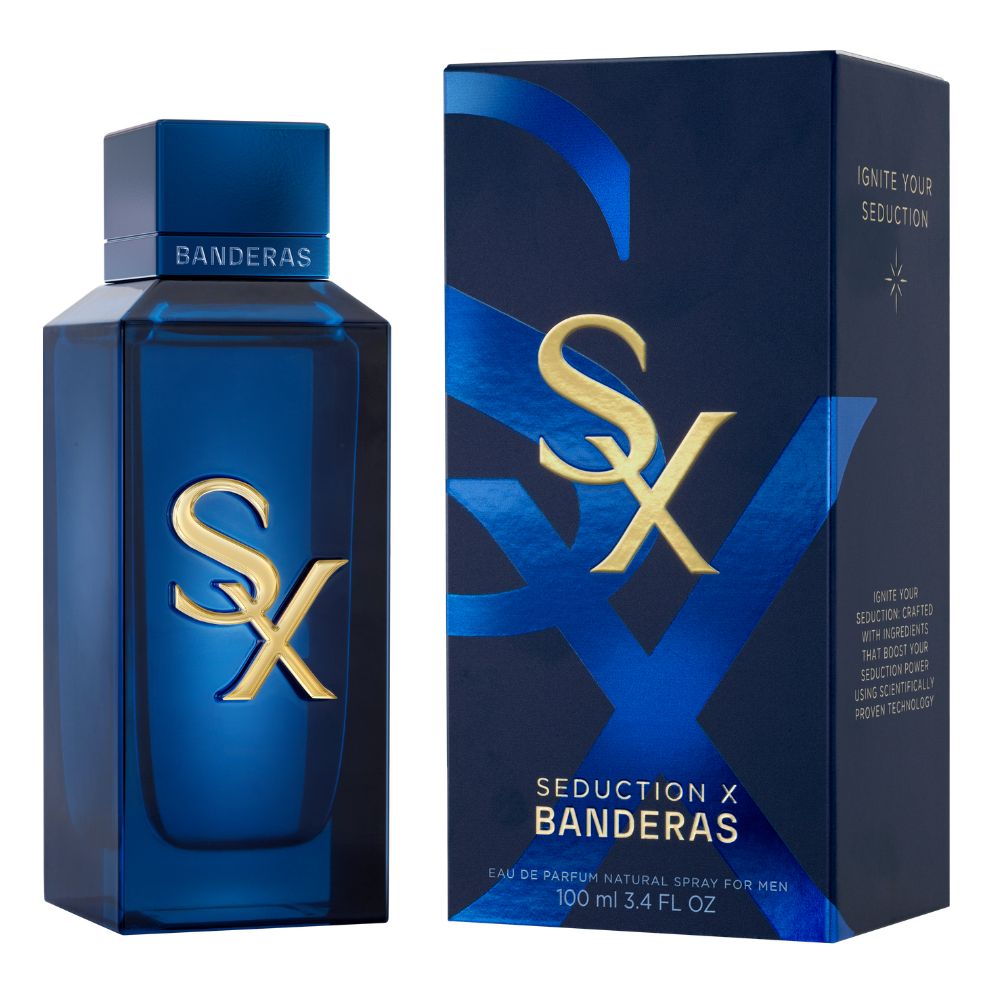 Frasco oficial do perfume AB SEDUCTION X FOR MEN EDP 100ML