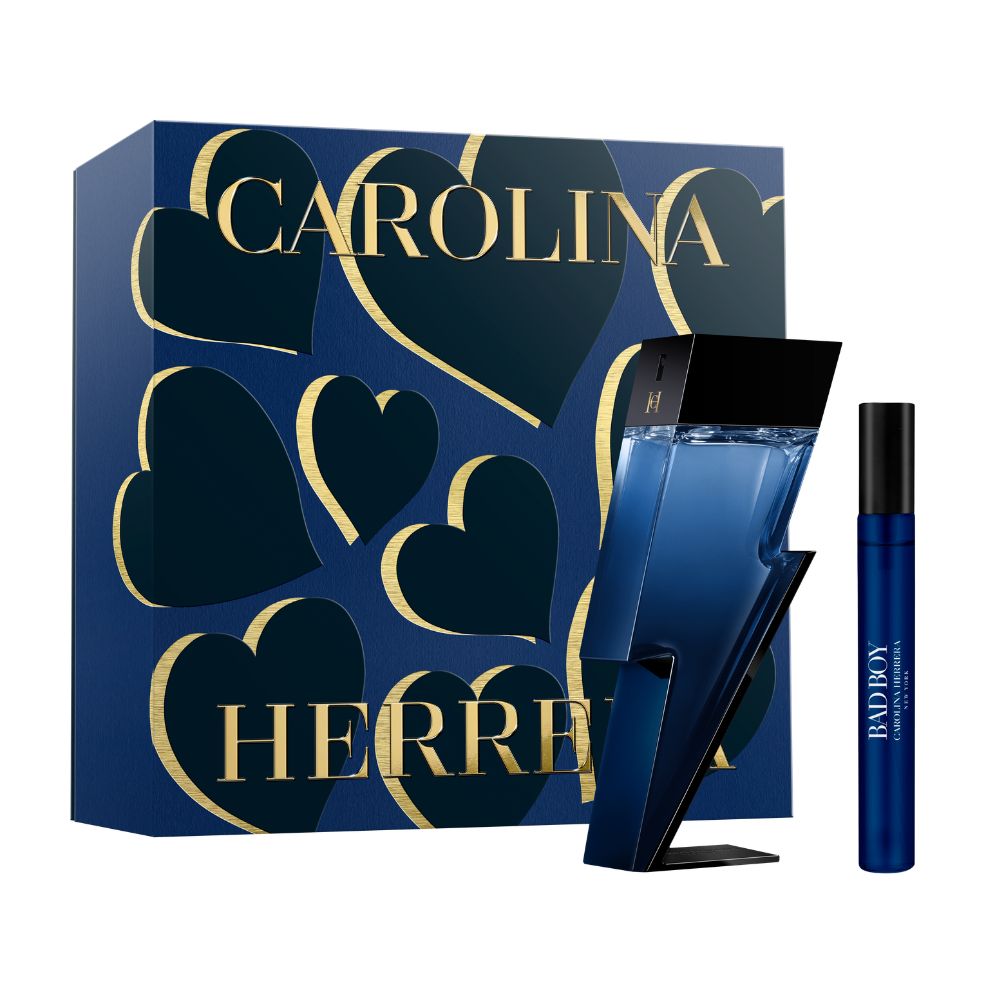 Frasco oficial do perfume COFFRET CH BAD BOY COBALT EDP 100ML+EDP 10ML