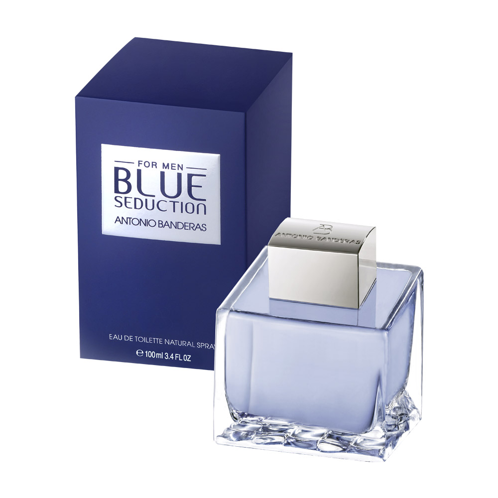 Frasco oficial do perfume *AB BLUE SEDUCTION MEN EDT 100ML