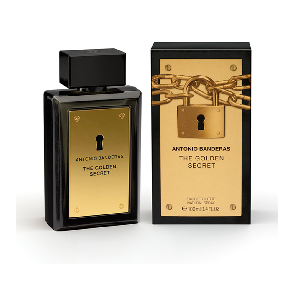 Frasco oficial do perfume *AB THE GOLDEN SECRET EDT 30ML