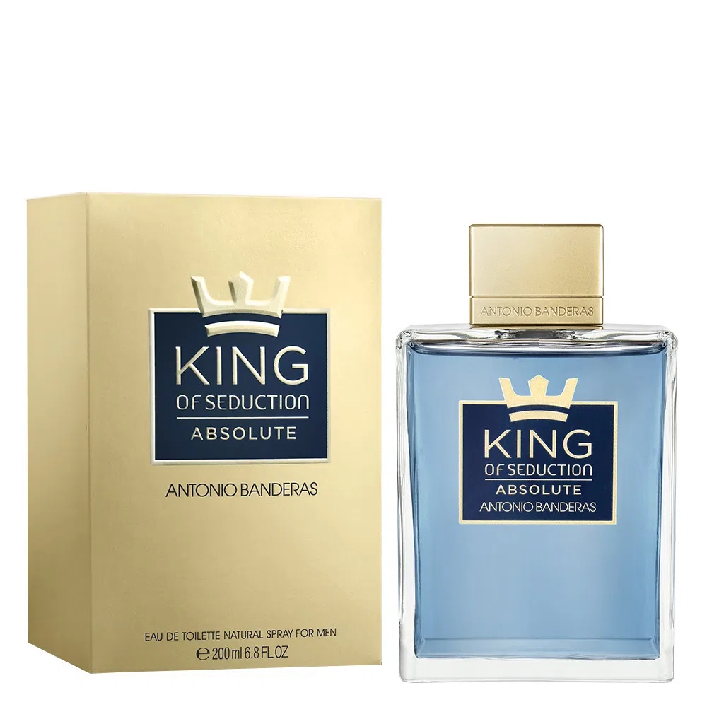 Frasco oficial do perfume *AB KING OF SEDUCTION ABSOLUTE EDT 200ML