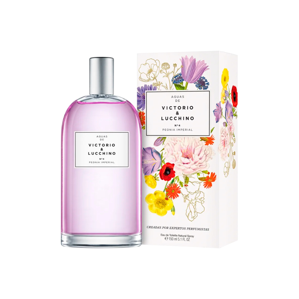 Frasco oficial do perfume *VL AGUAS DE VICTORIO E LUCCHINO 4 WOMAN EDT 150ML