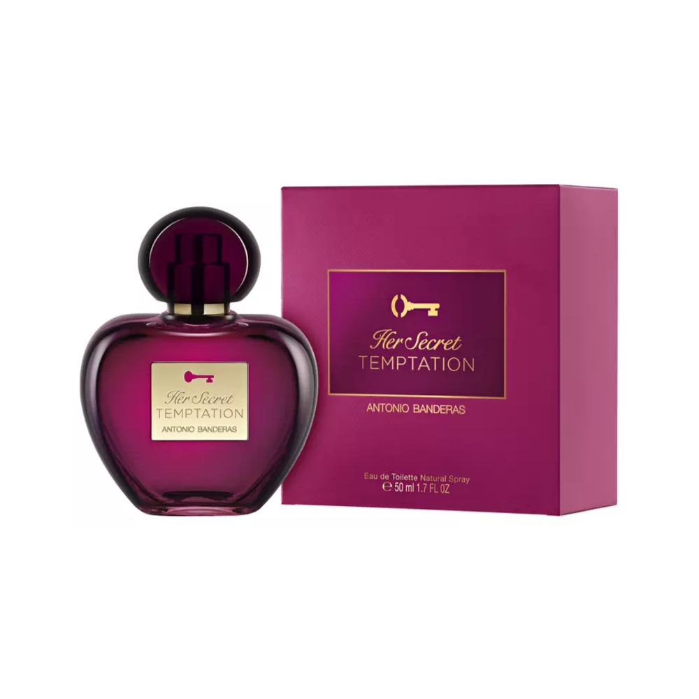 Frasco oficial do perfume *AB HER SECRET TEMPTATION EDT 50ML