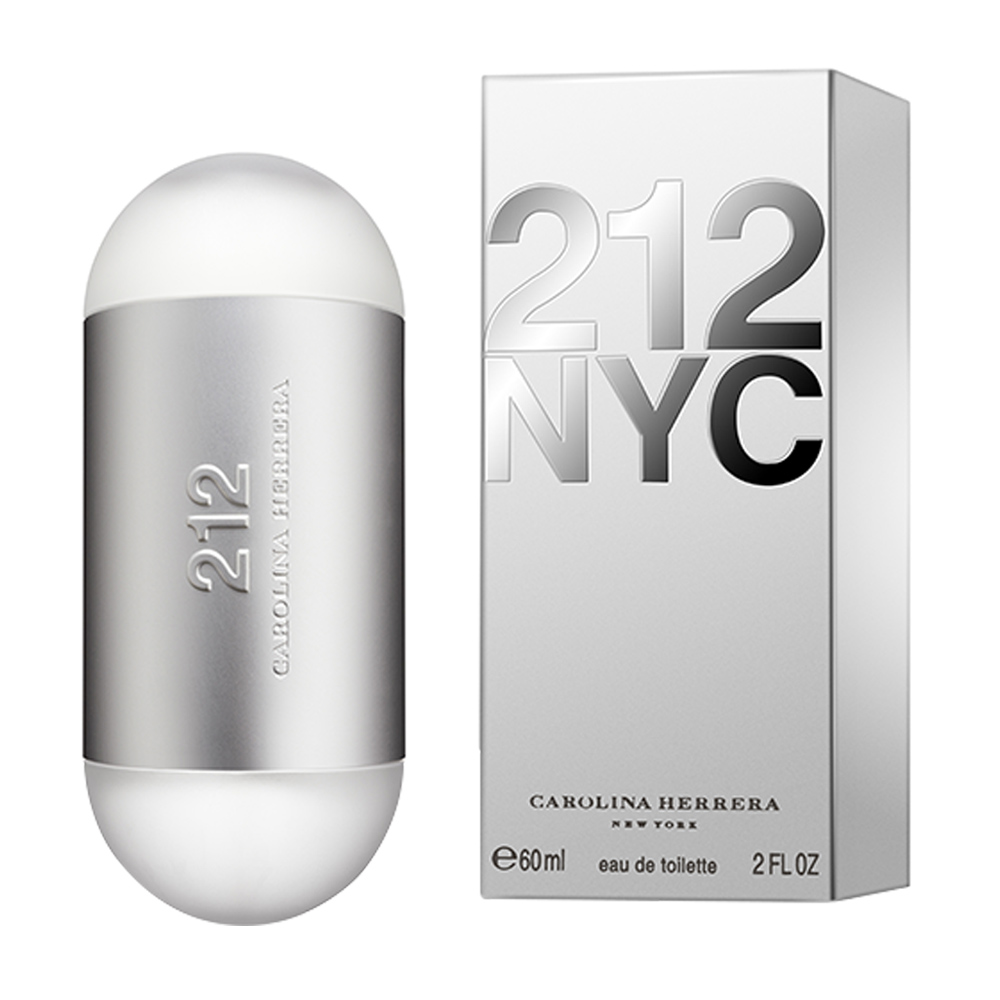 Frasco oficial do perfume CH 212 FEMME EDT 60ML