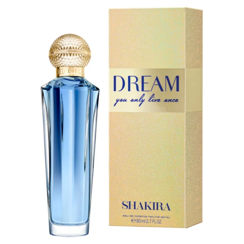 Frasco oficial do perfume *SHAKIRA DREAM EDT 80ML