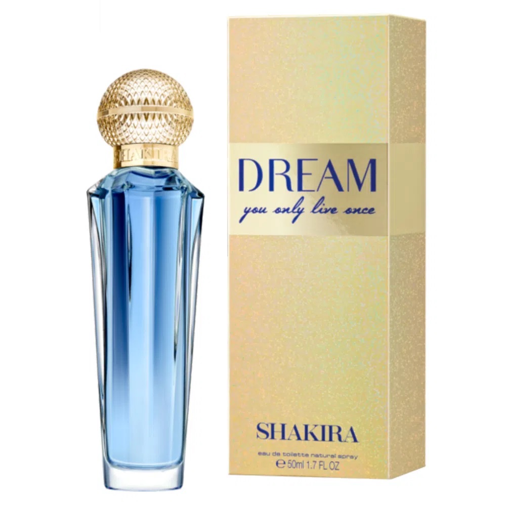 Frasco oficial do perfume *SHAKIRA DREAM EDT 50ML