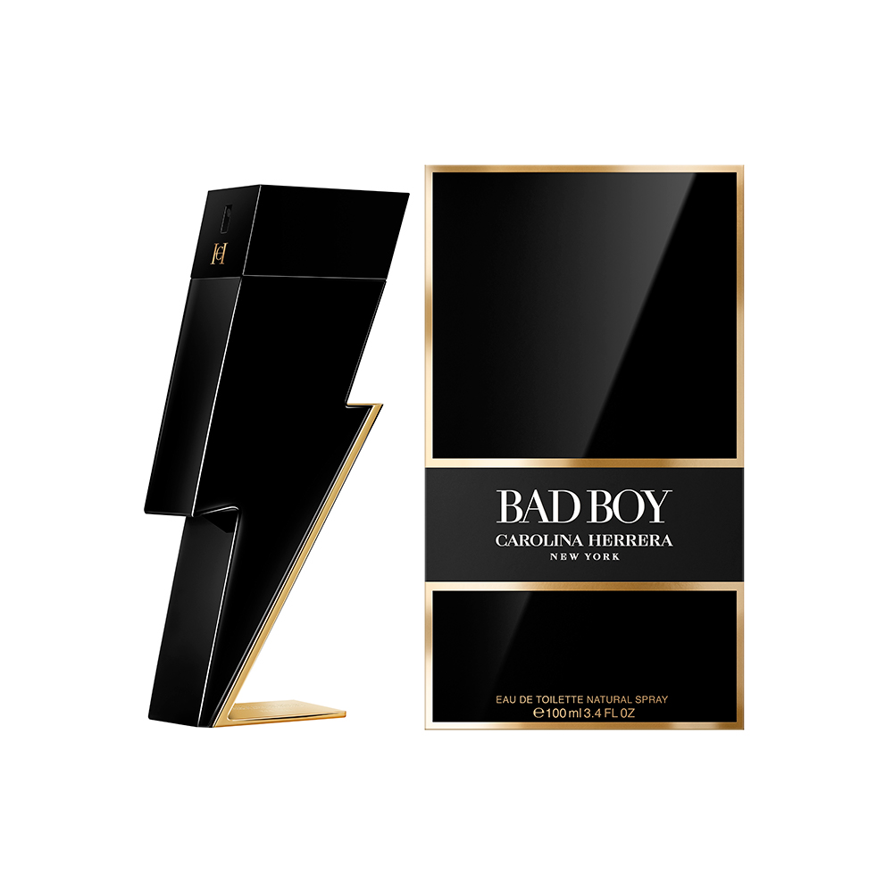 Frasco oficial do perfume CH BAD BOY EDT 50ML
