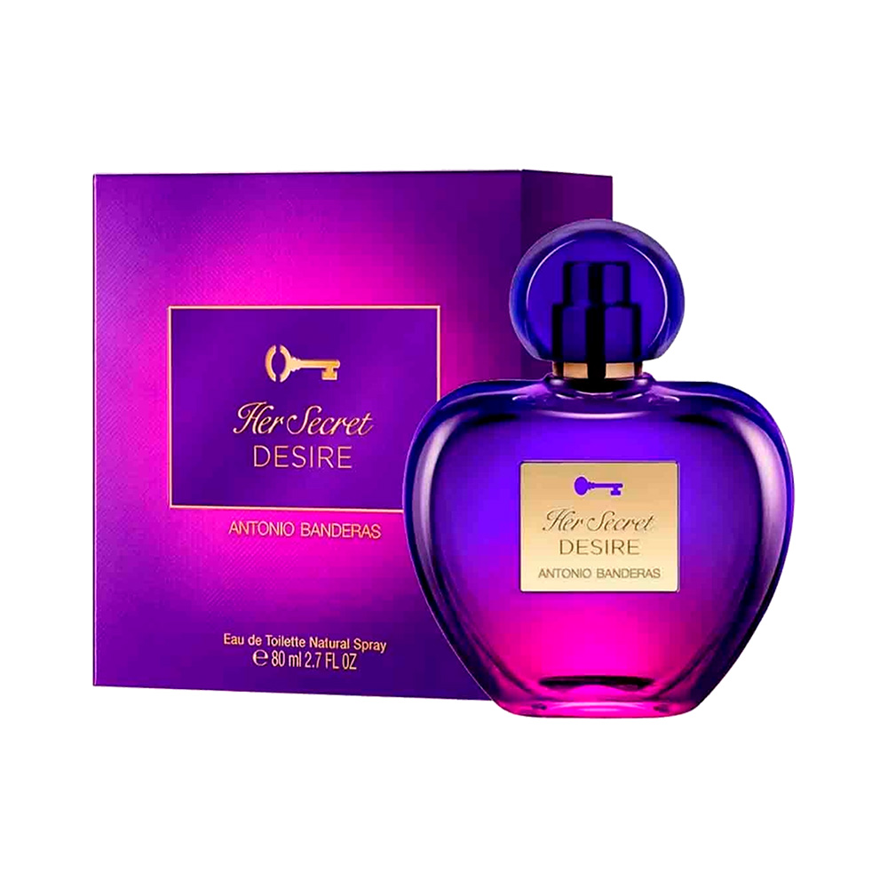 Frasco oficial do perfume *AB HER SECRET DESIRE EDT 50ML