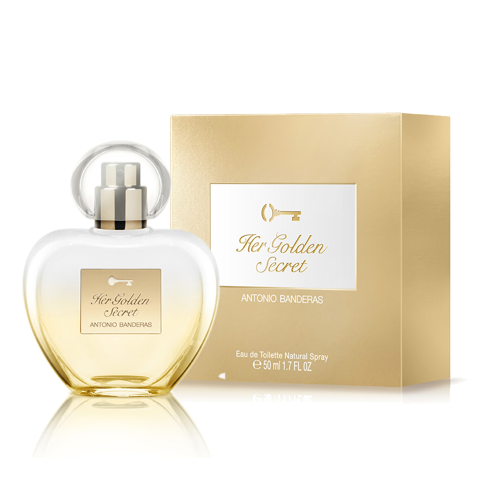 Frasco oficial do perfume *AB HER GOLDEN SECRET EDT 50ML