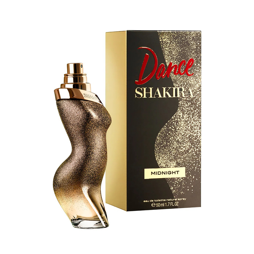 Frasco oficial do perfume SHAKIRA DANCE MIDNIGHT EDT 80ML