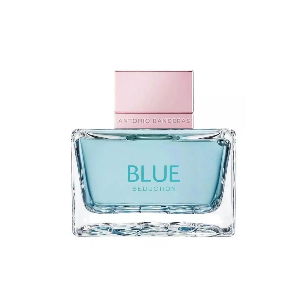 Frasco oficial do perfume *AB BLUE SEDUCTION WOMAN EDT 80 ML