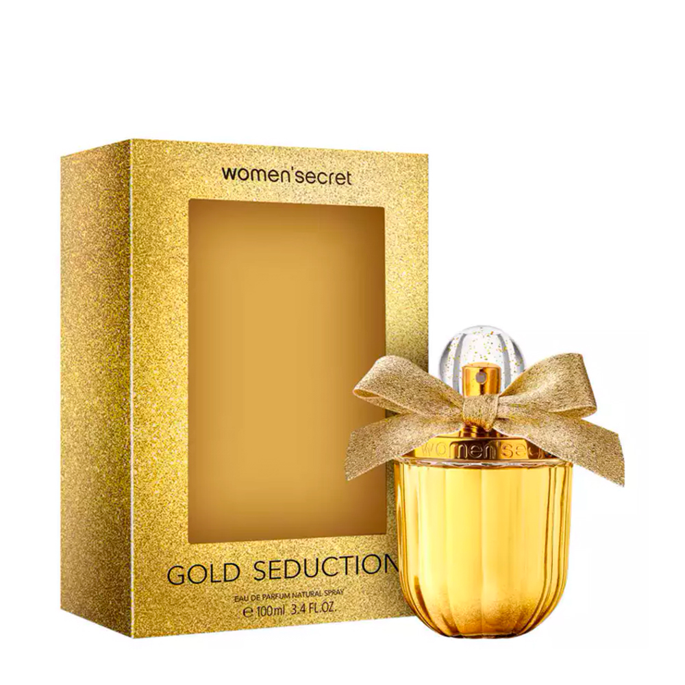 Frasco oficial do perfume WS GOLD SEDUCTION EDP 100ML