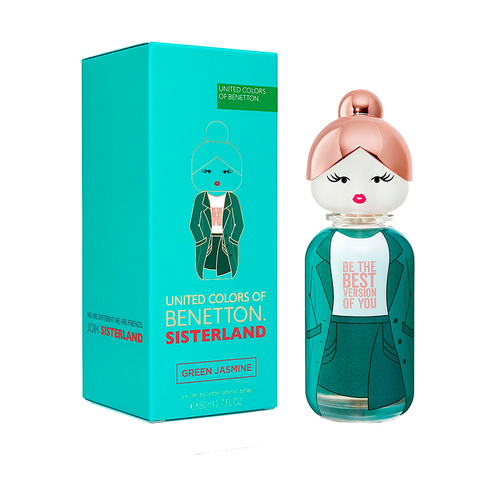 Frasco oficial do perfume *BNT SISTERLAND GREEN JASMINE EDT 80ML