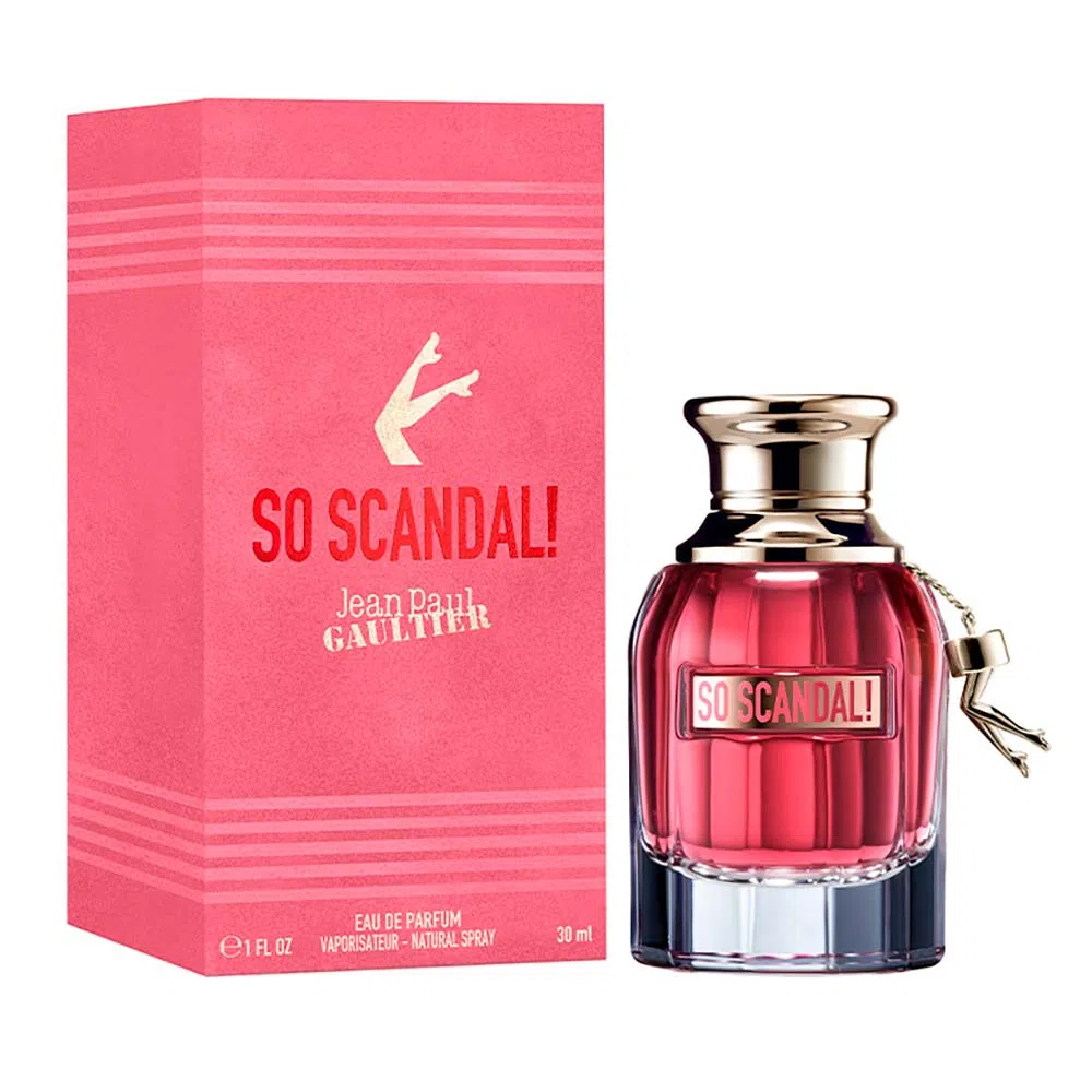 Frasco oficial do perfume *JPG SO SCANDAL EDP 30ML