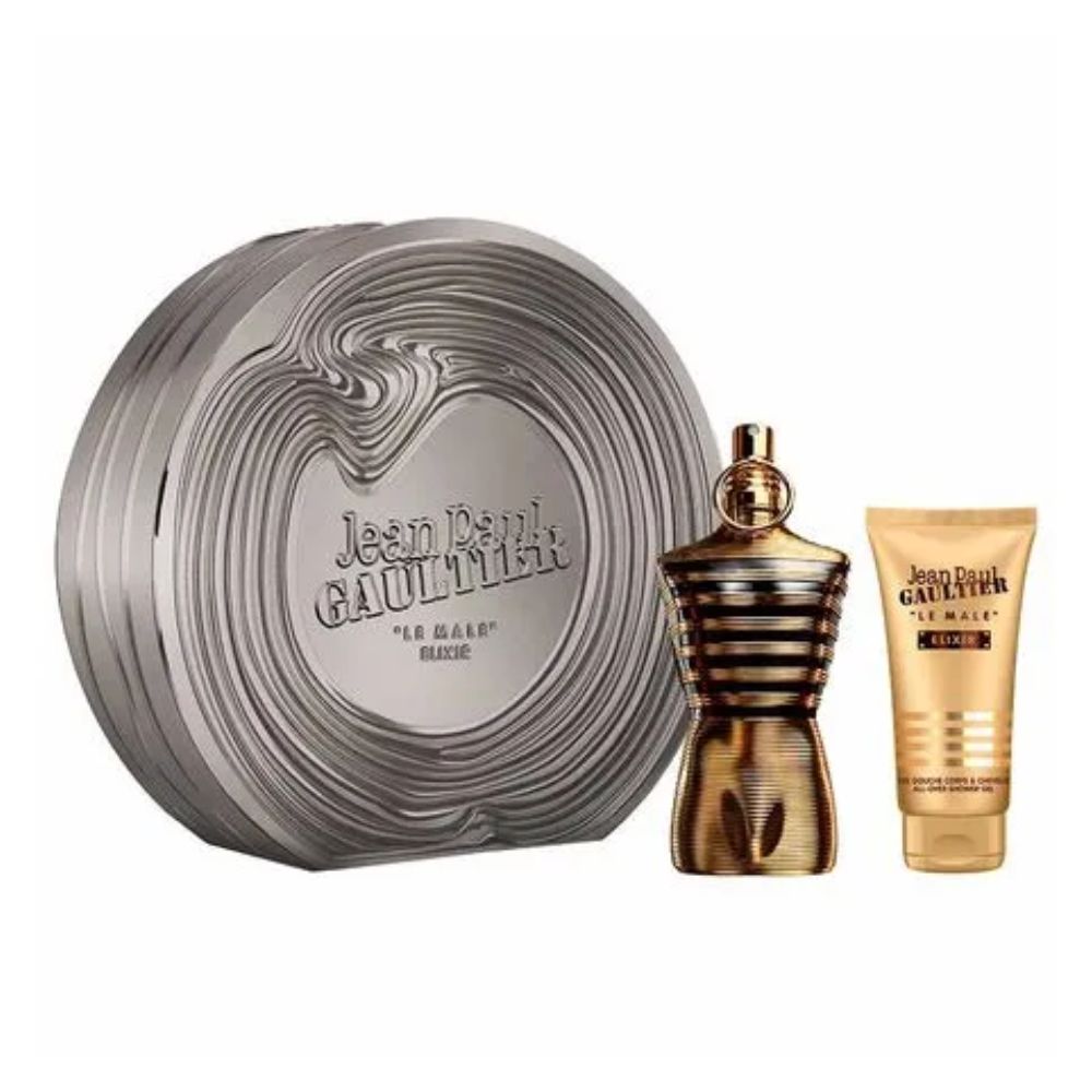 Frasco oficial do perfume COFFRET JPG LE MALE ELIXIR PARFUM 125ML+SG 75ML