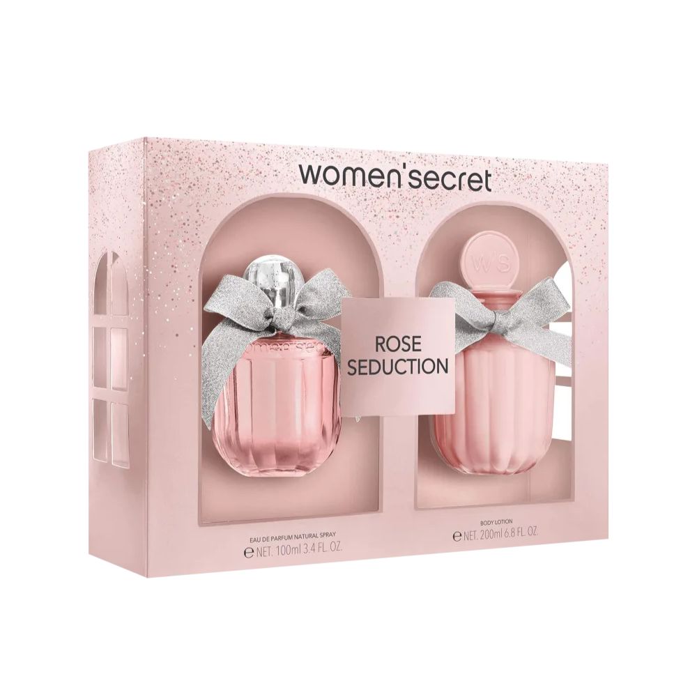 Frasco oficial do perfume COFFRET WS ROSE SEDUCTION EDP 100ML+BL 200ML