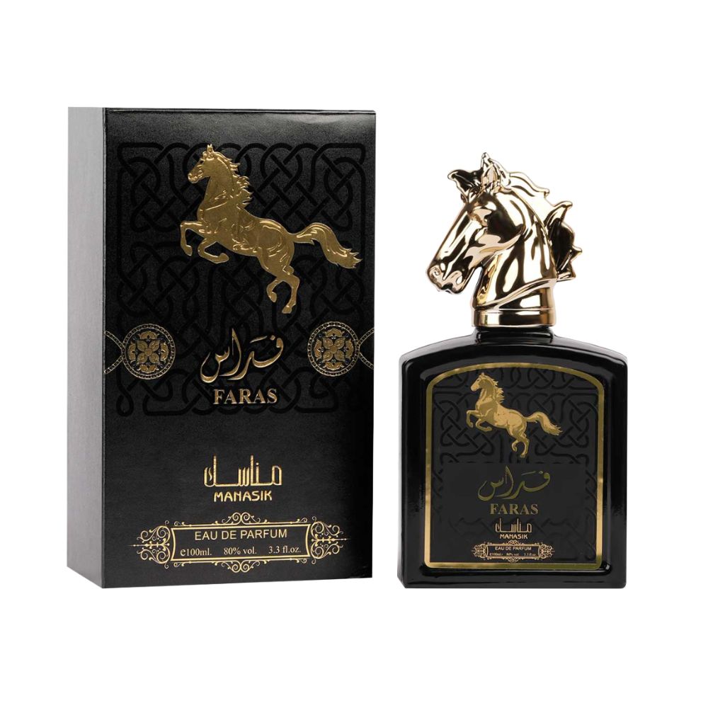 Frasco oficial do perfume MANASIK FARAS EDP 100ML