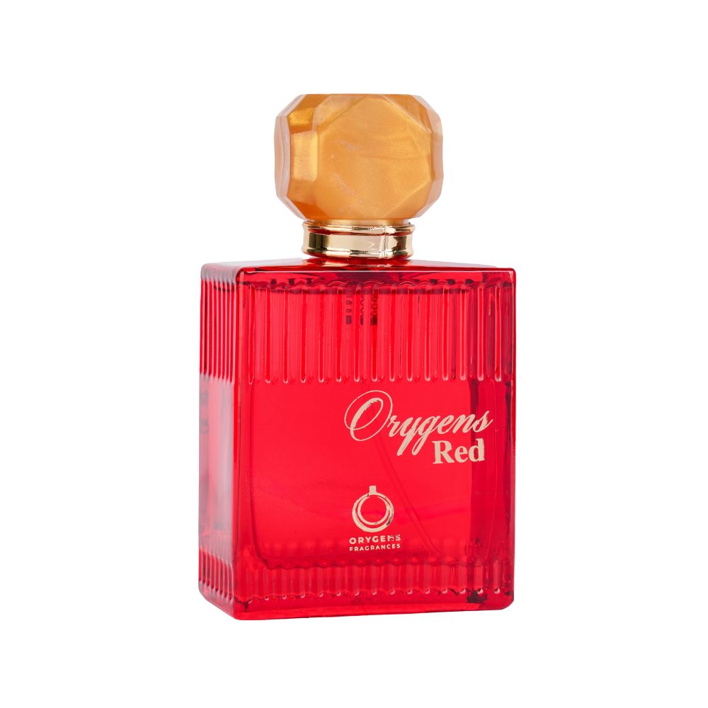 Frasco oficial do perfume ORYGENS RED EDP 100ML