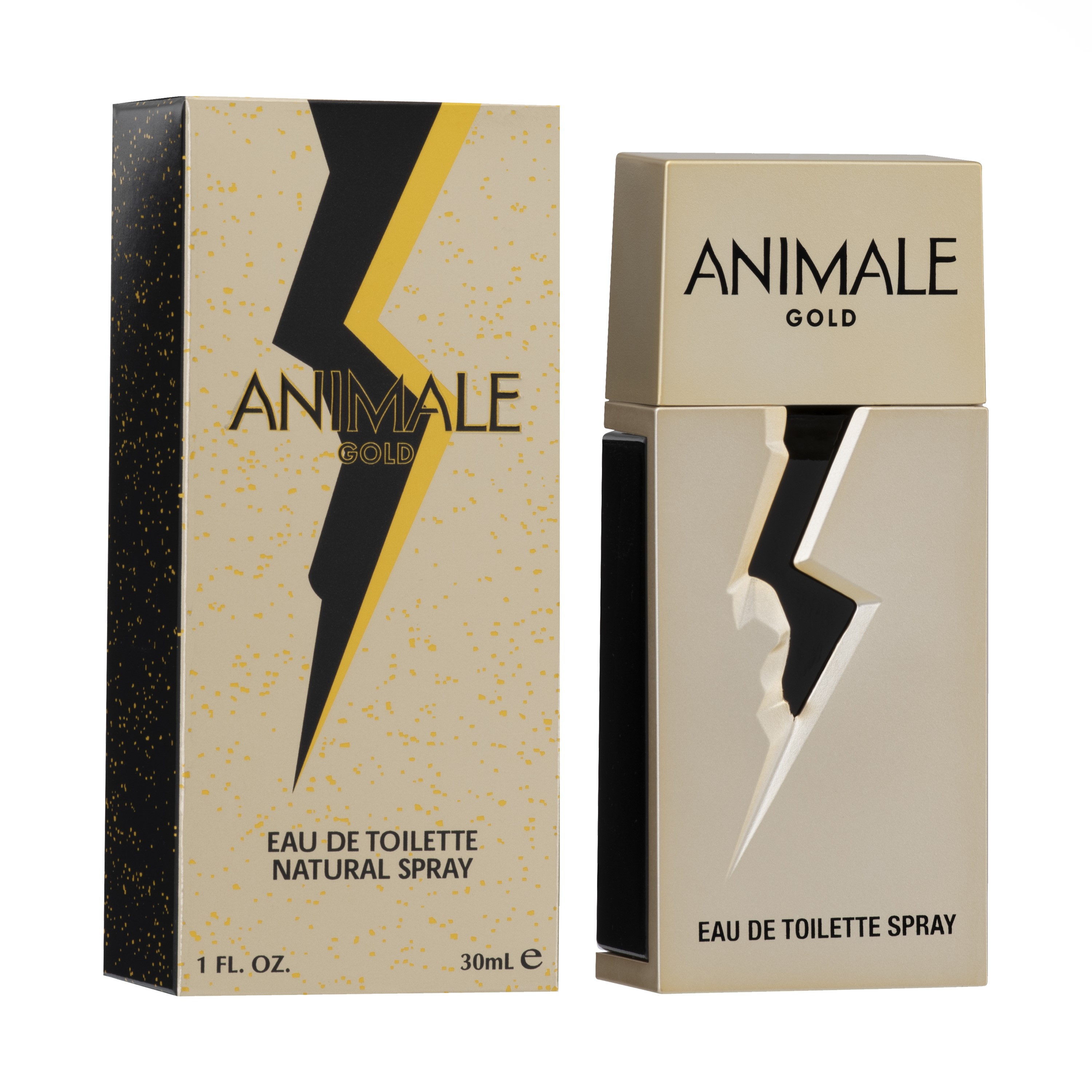 Frasco oficial do perfume ANIMALE GOLD FOR MEN EDT 30ML