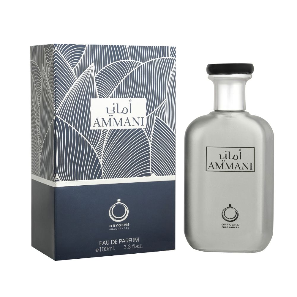 Frasco oficial do perfume ORYGENS AMMANI EDP 100ML