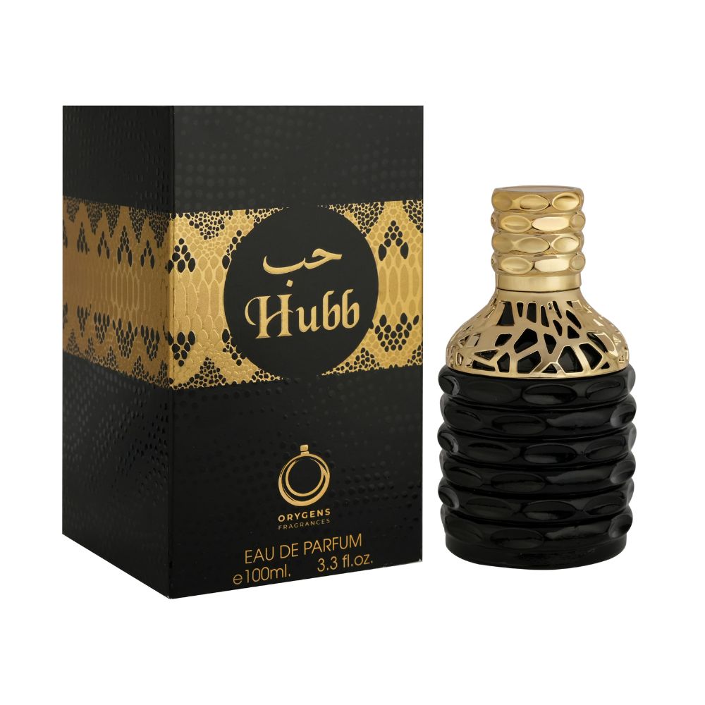 Frasco oficial do perfume ORYGENS HUBB EDP 100ML