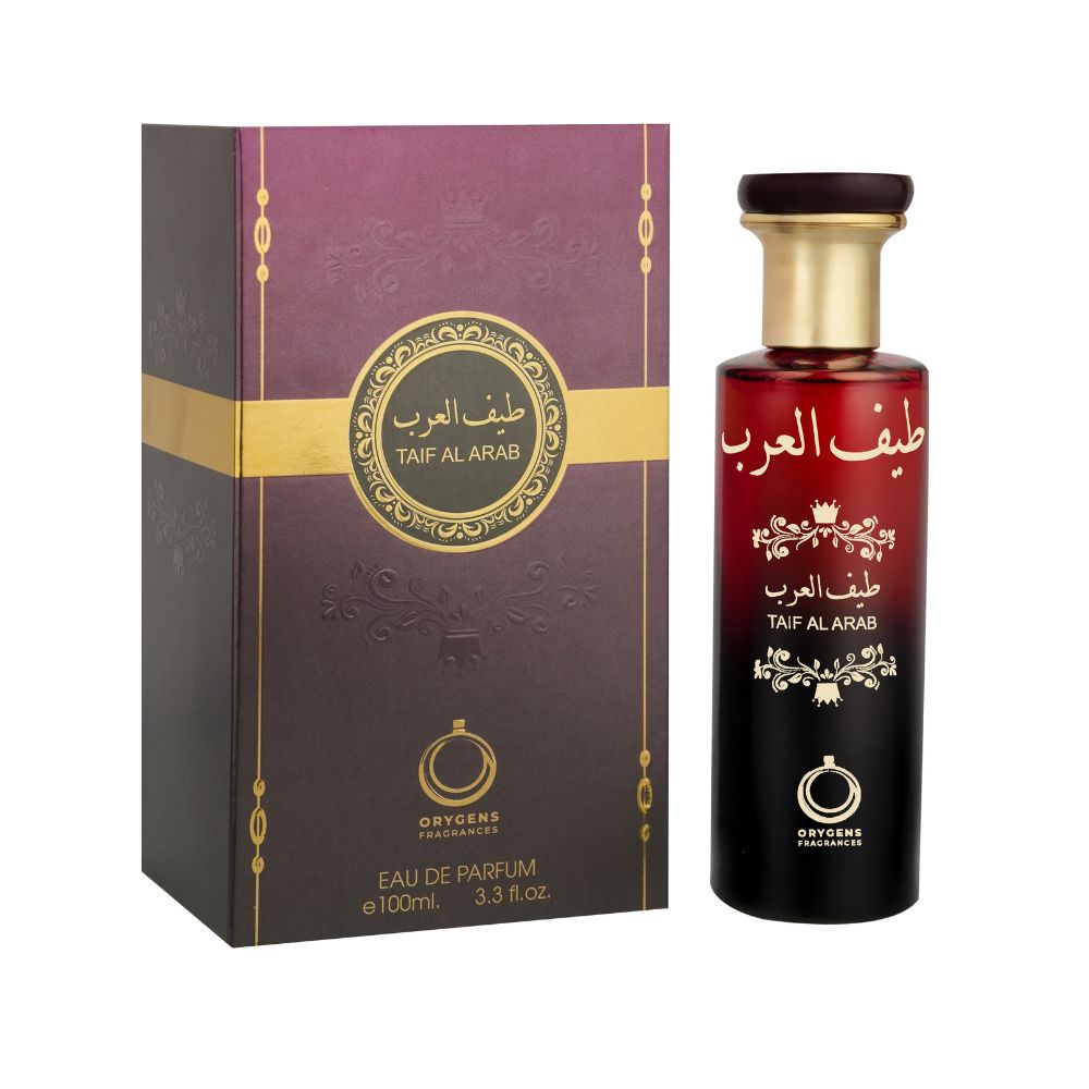 Frasco oficial do perfume ORYGENS TAIF AL ARAB EDP 100ML